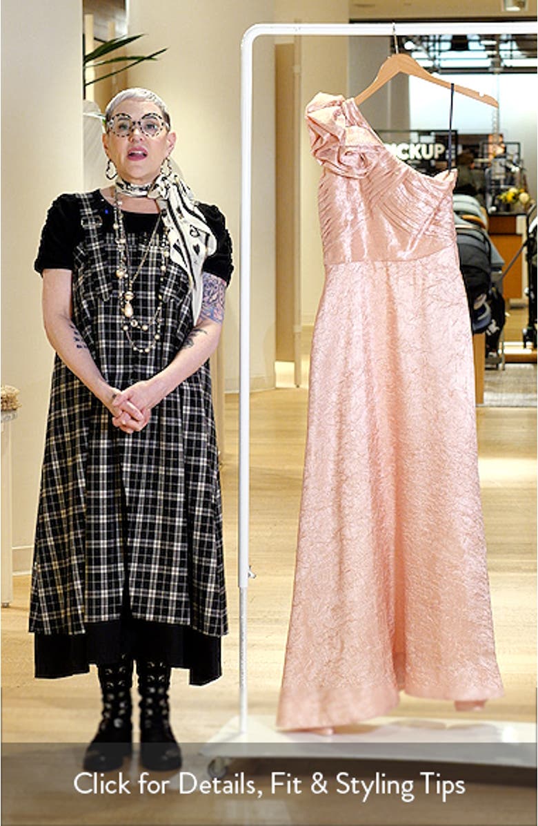 Rosette One-Shoulder Ball Gown, sales video thumbnail