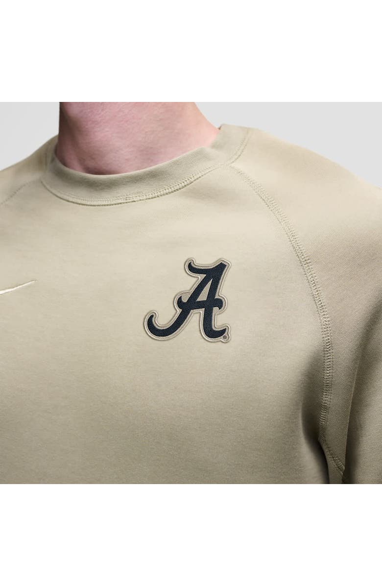 Nike Men's Nike Olive Alabama Crimson Tide Tech Fleece Raglan Sweatshirt, Alternate, color, Olive