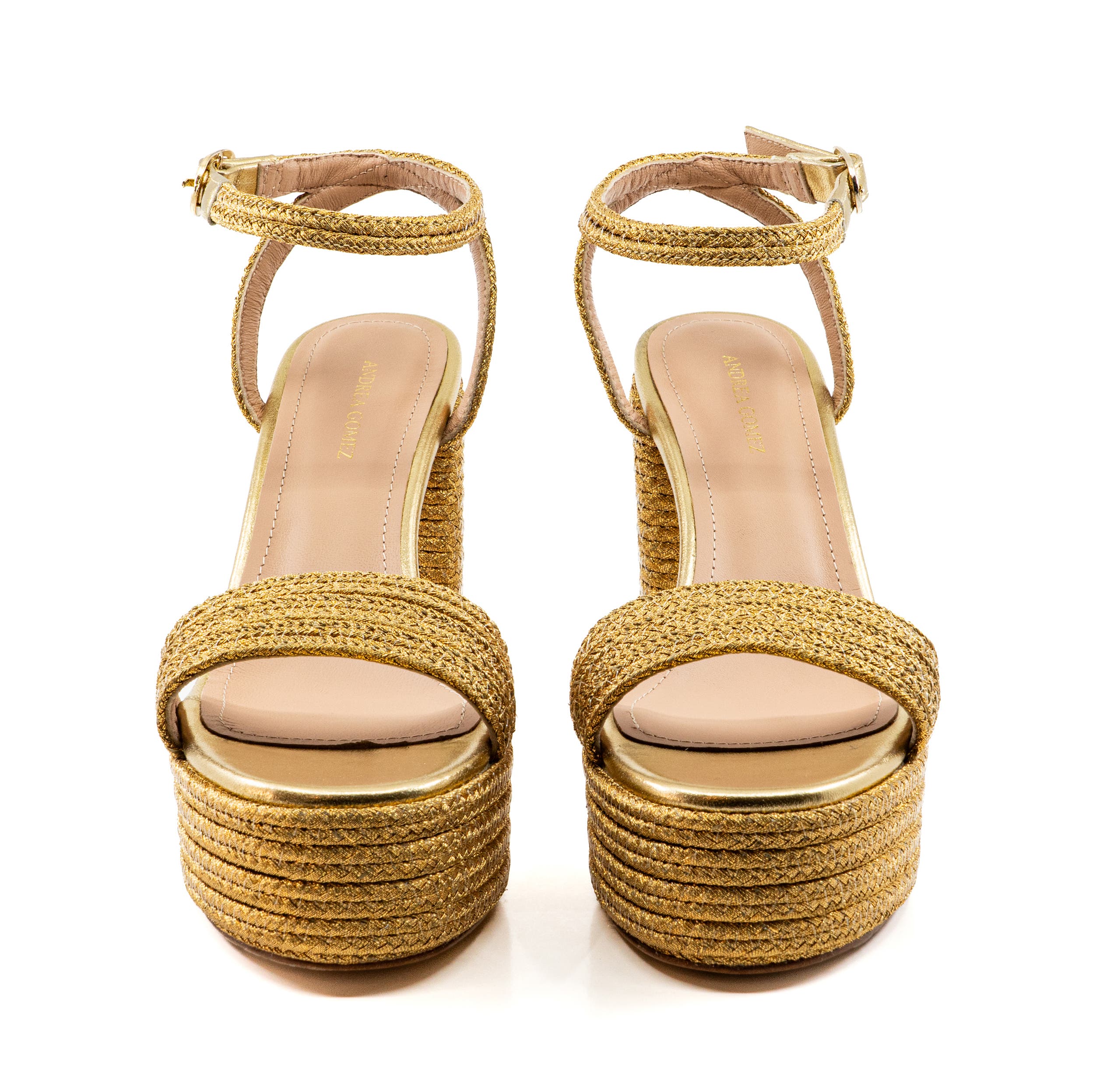 Andrea  Gomez Becka Sandal, Alternate, color, Gold