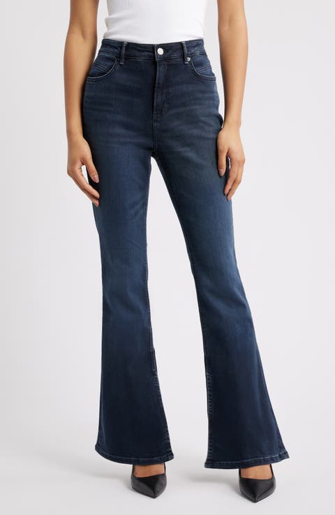 Rosa Side Slit Bootcut Jeans