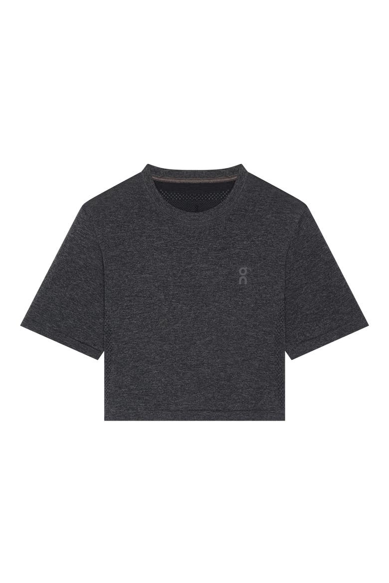 Train Flex Crop T-Shirt, Alternate, color, EMBER HEATHER