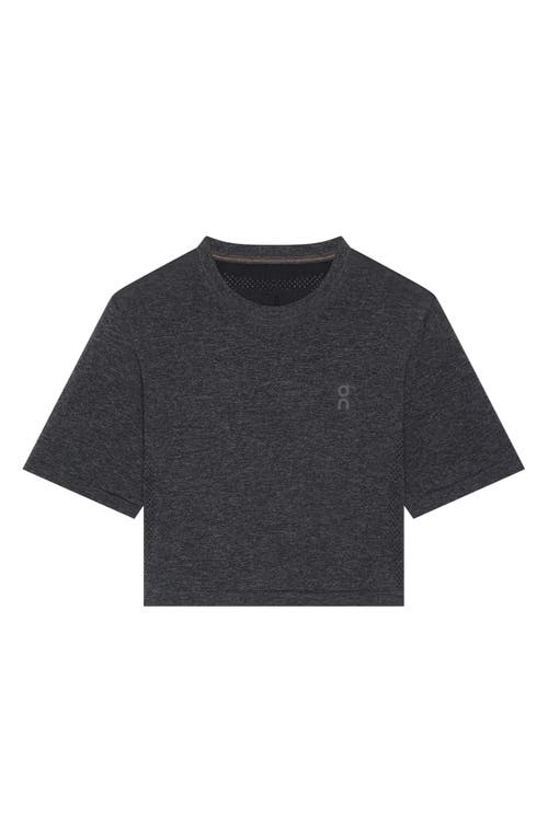 On Train Flex Crop T-shirt In Gray