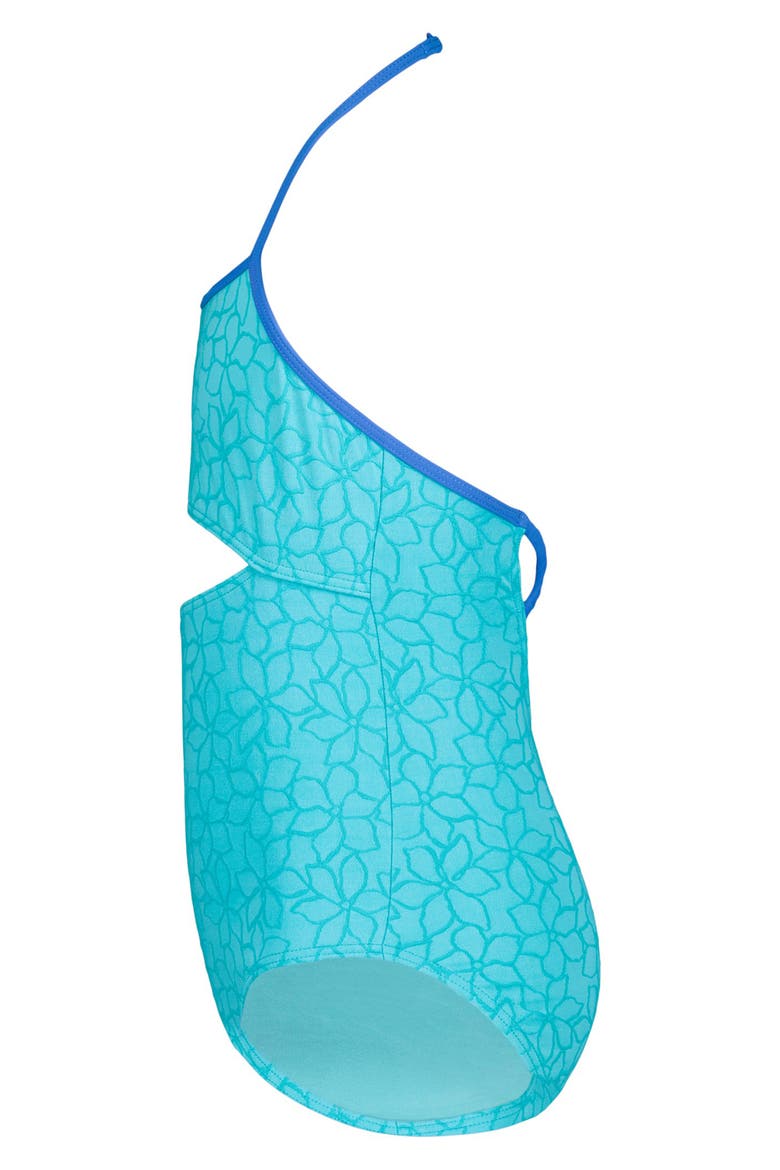 Kids' Wander Over Cutout One-Piece Swimsuit, Alternate, color, OCEAN EYES
