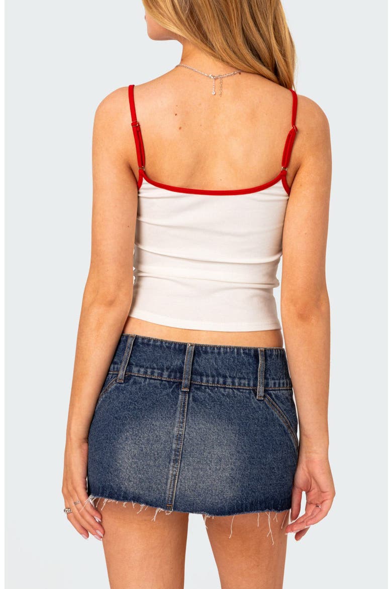 LA Lover Rhinestone Camisole, Alternate, color, WHITE