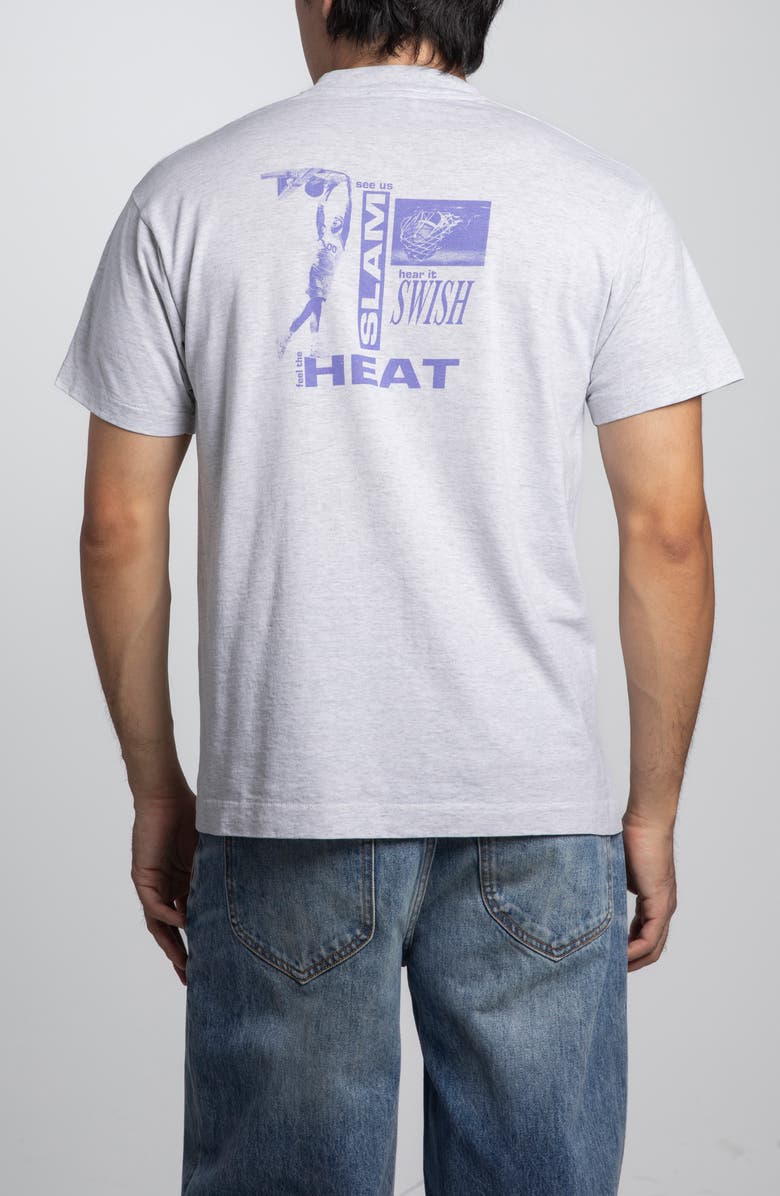 Elwood Vintage '92 Dragon Basketball Tee, Alternate, color, Grey