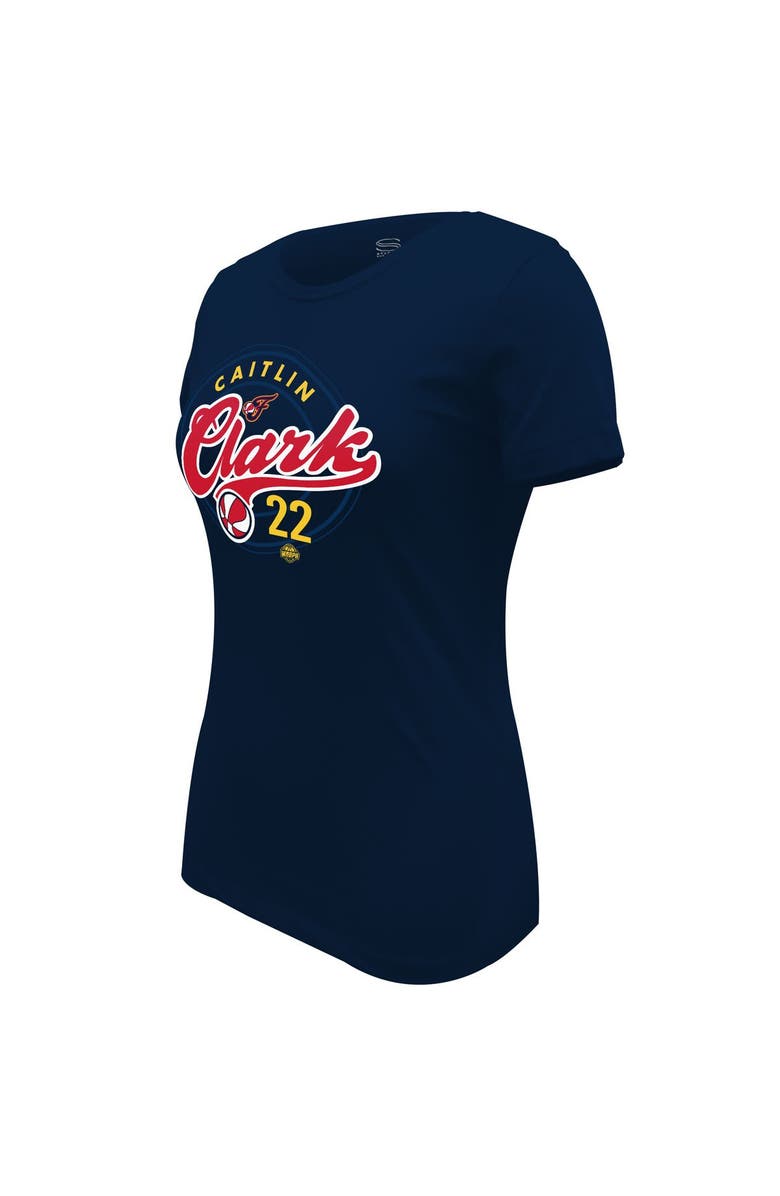 Stadium Essentials Women's Stadium Essentials Caitlin Clark Navy Indiana Fever Runaway T-Shirt, Alternate, color, 