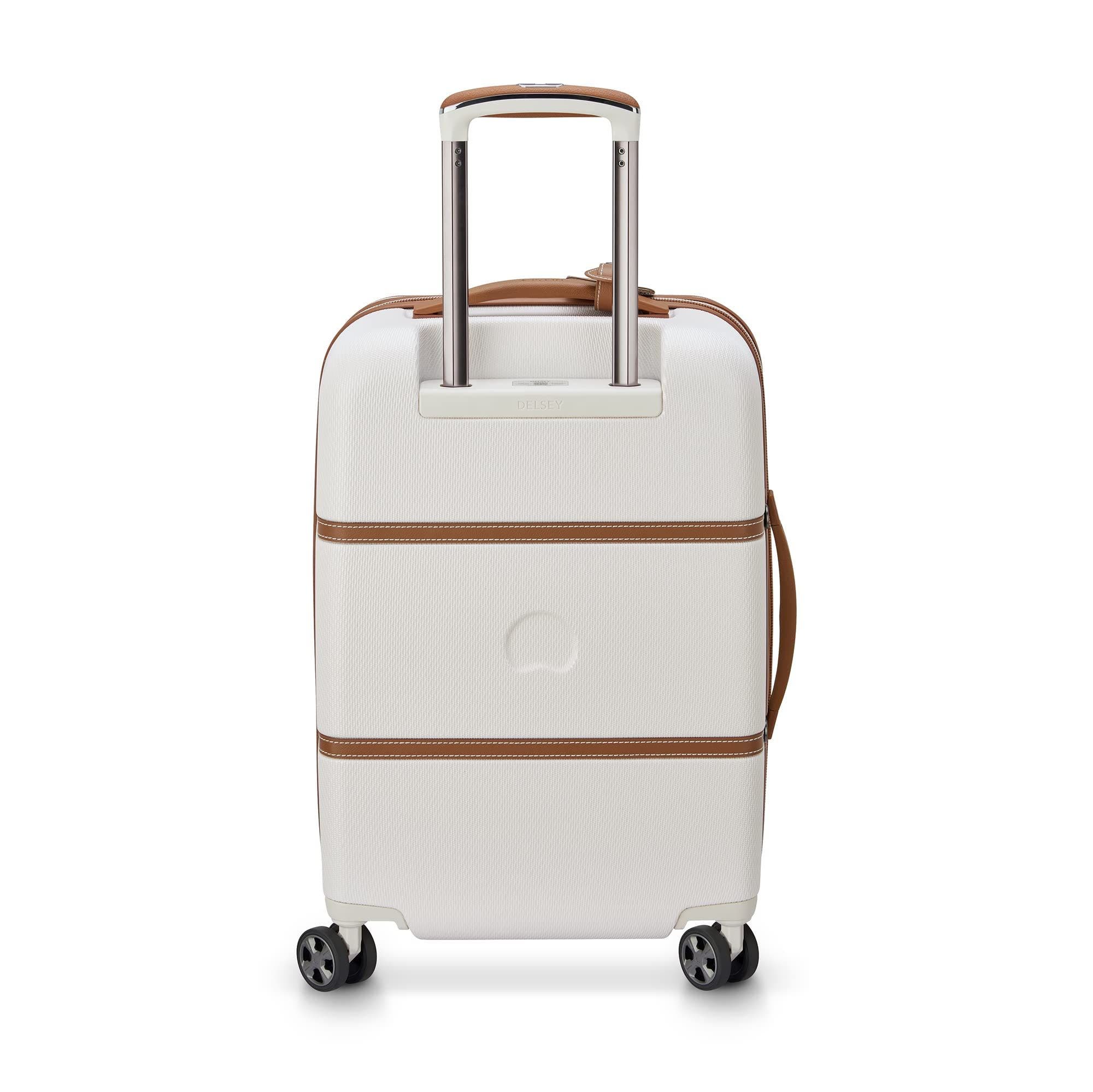 Delsey Paris Chatelet Air 2.0 Carry on 21 Inch Hardside Luggage with Spinner Wheels, Alternate, color, Angora