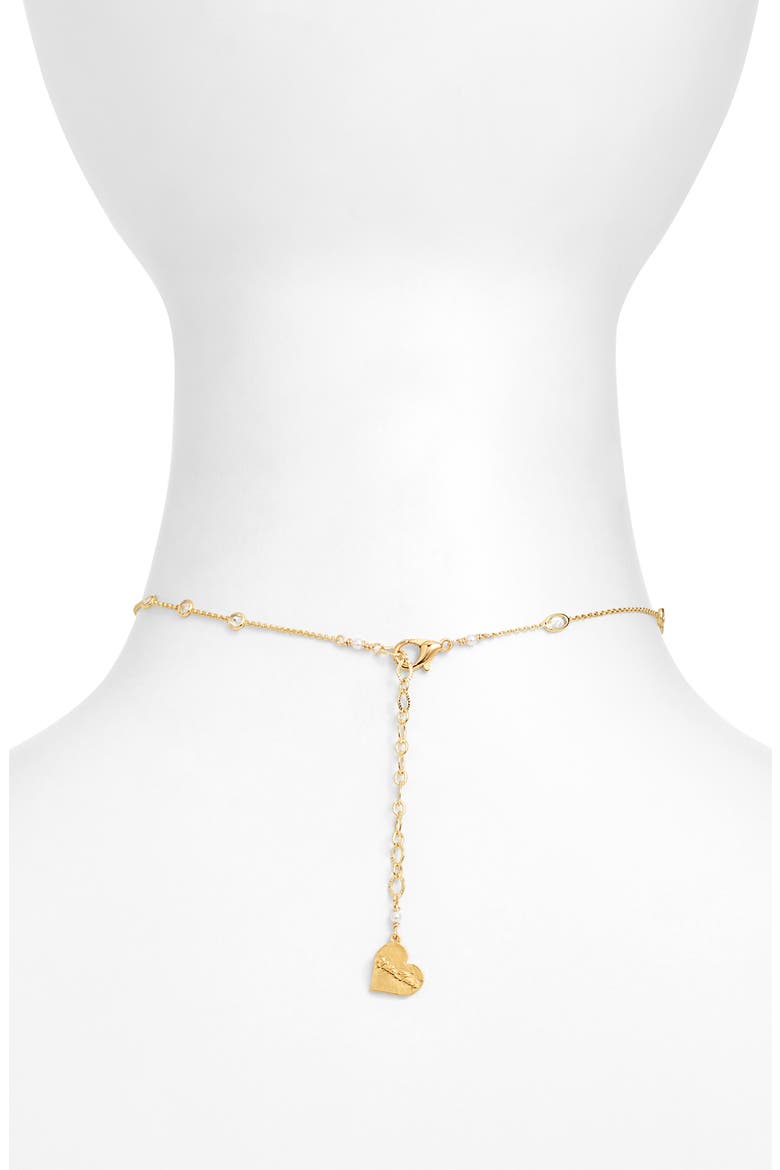 Rain Drop Choker, Alternate, color, GOLD