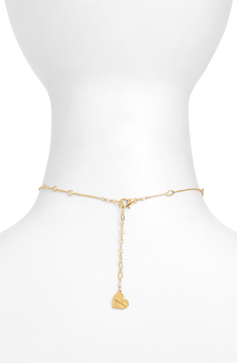 VIDAKUSH Rain Drop Choker, Alternate, color, Gold