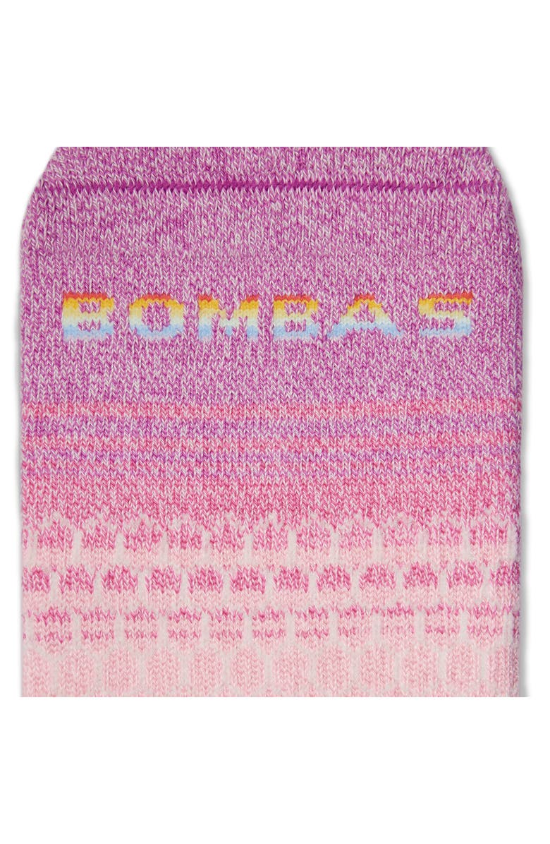 Bombas Pride Marl Ombré Ankle Socks, Alternate, color, Pink Lotus