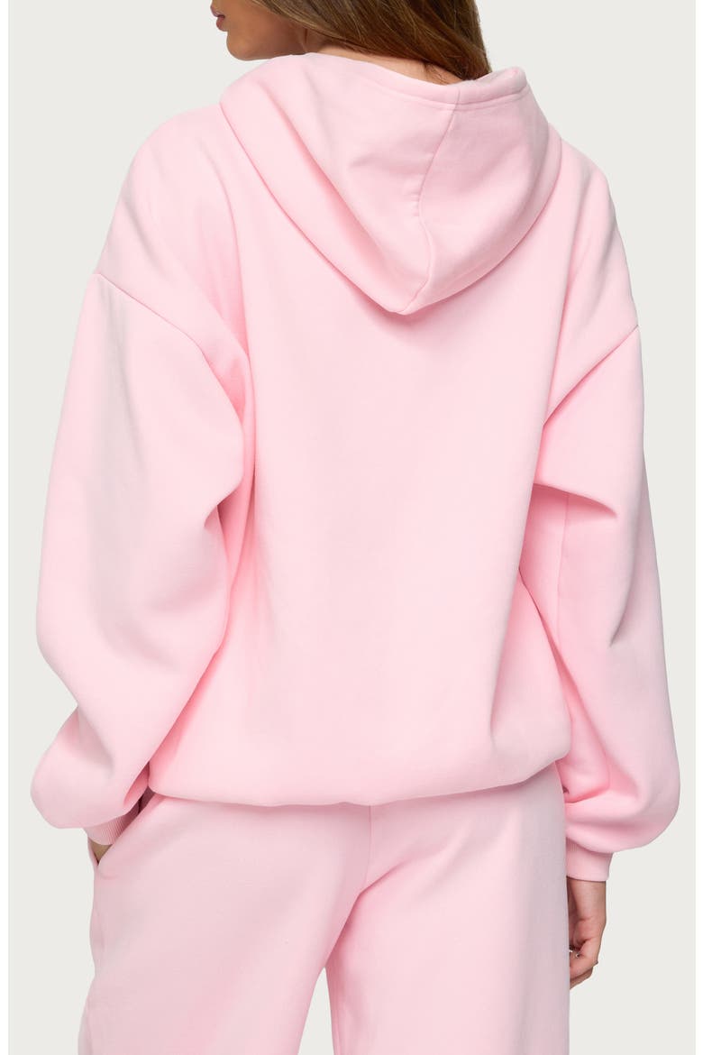 Lucky 8 Oversize Hoodie, Alternate, color, LIGHT-PINK