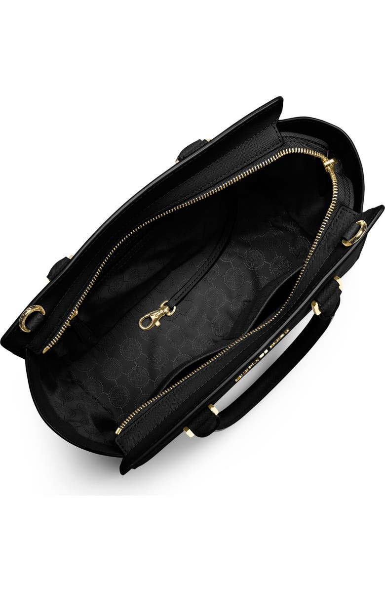 MICHAEL Michael Kors 'Medium Selma' Leather Zip Top Satchel, Alternate, color,