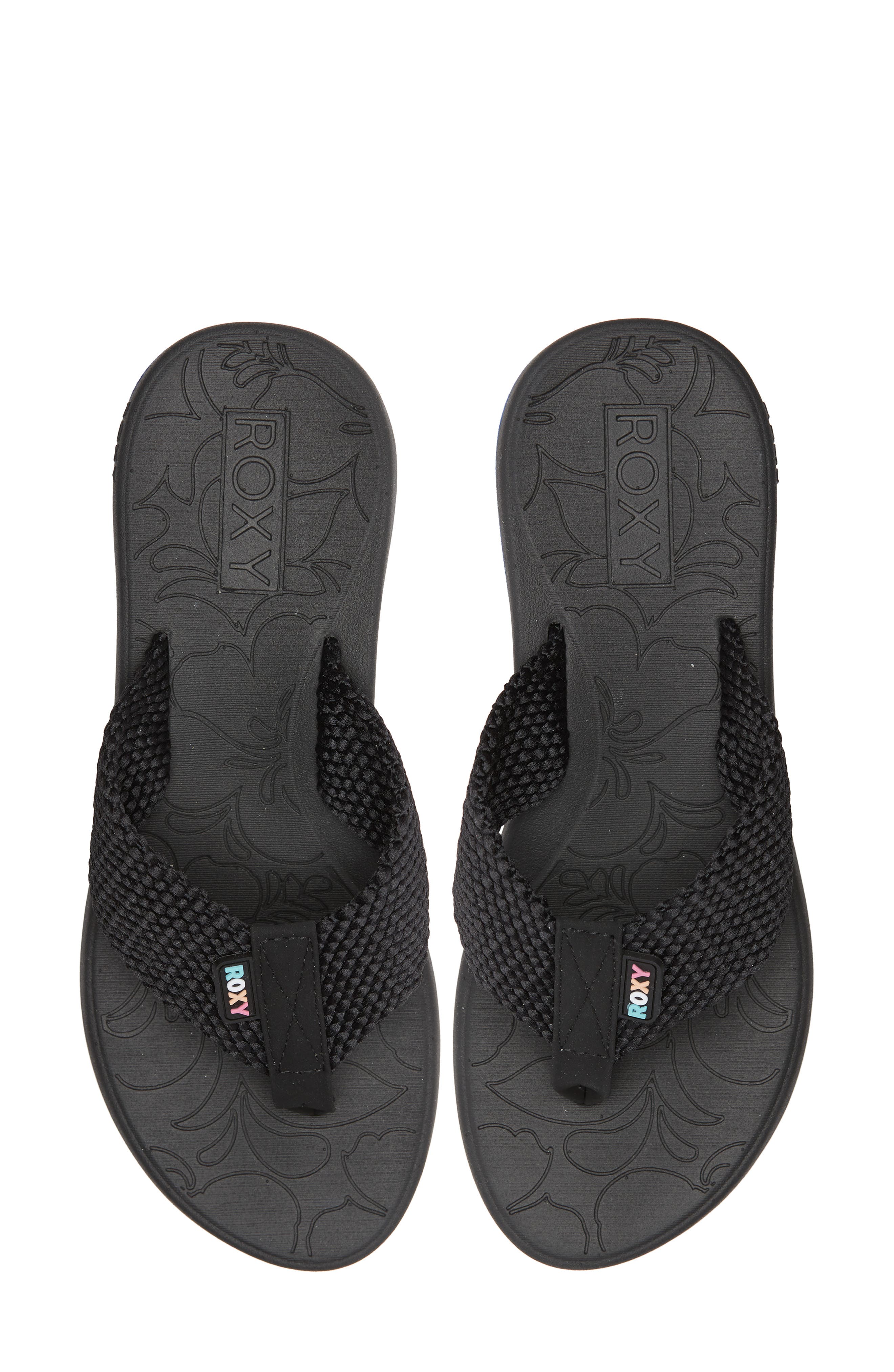 Roxy Kallie Platform Wedge Flip Flop, Alternate, color, 