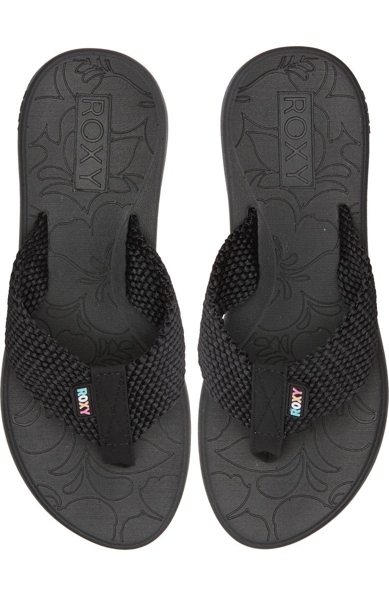 Roxy Kallie Platform Wedge Flip Flop, Alternate, color,