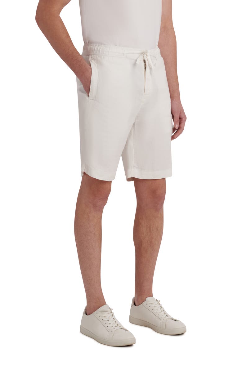 Bugatchi Drawstring Linen Shorts, Main, color,