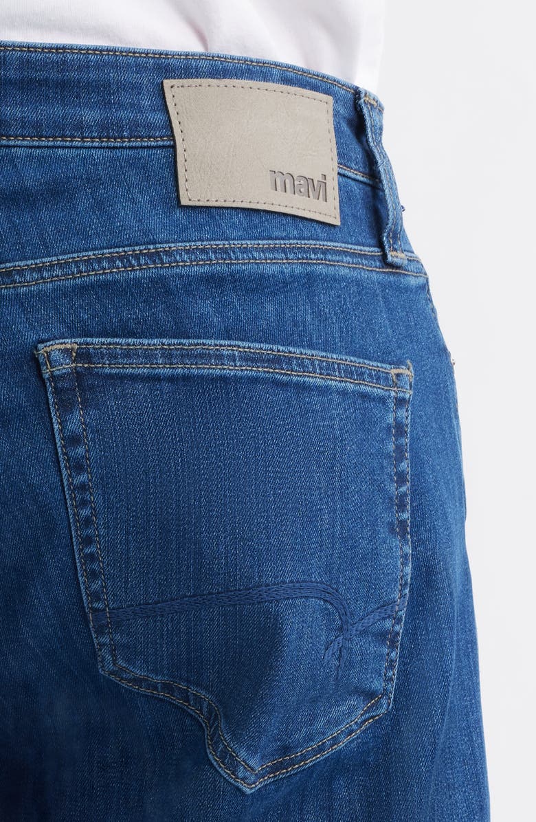 Mavi Jeans Zach Straight Leg Jeans, Alternate, color, Dark Brushed Supermove