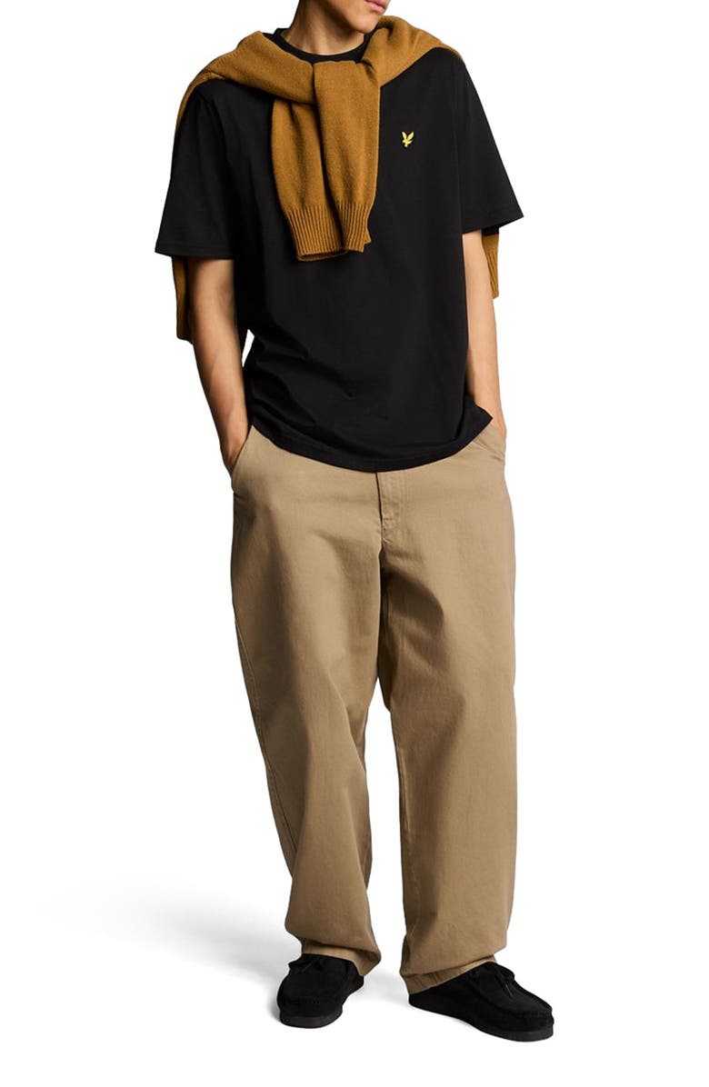 Lyle & Scott Oversized T-Shirt, Alternate, color, Jet Black