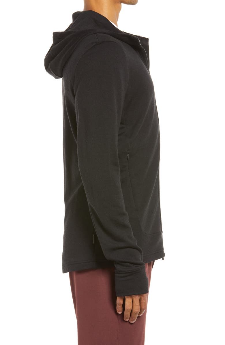 Icebreaker Quantum III Merino Wool Zip Hoodie, Alternate, color, 
