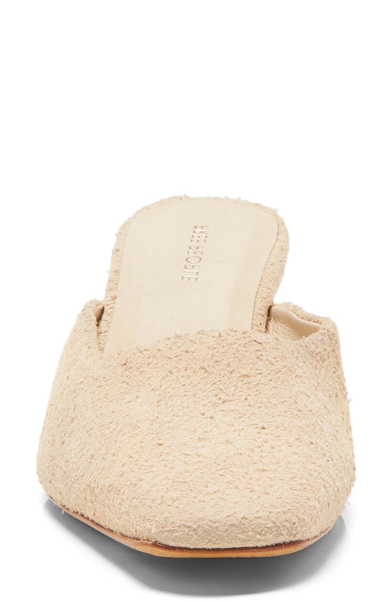 Free People Avenue Mule, Alternate, color, Sand Hairy Suede