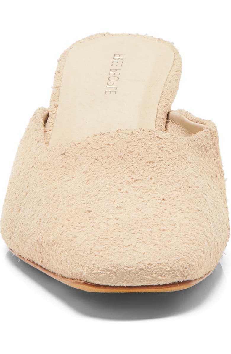 Free People Avenue Mule, Alternate, color, Sand Hairy Suede