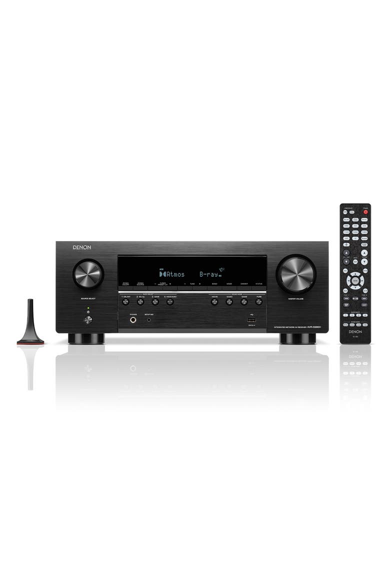AVR-S980H 7.2 Channel 8K Home Theater Receiver with Dolby Atmos & HEOS Built-In, Main, color, Black