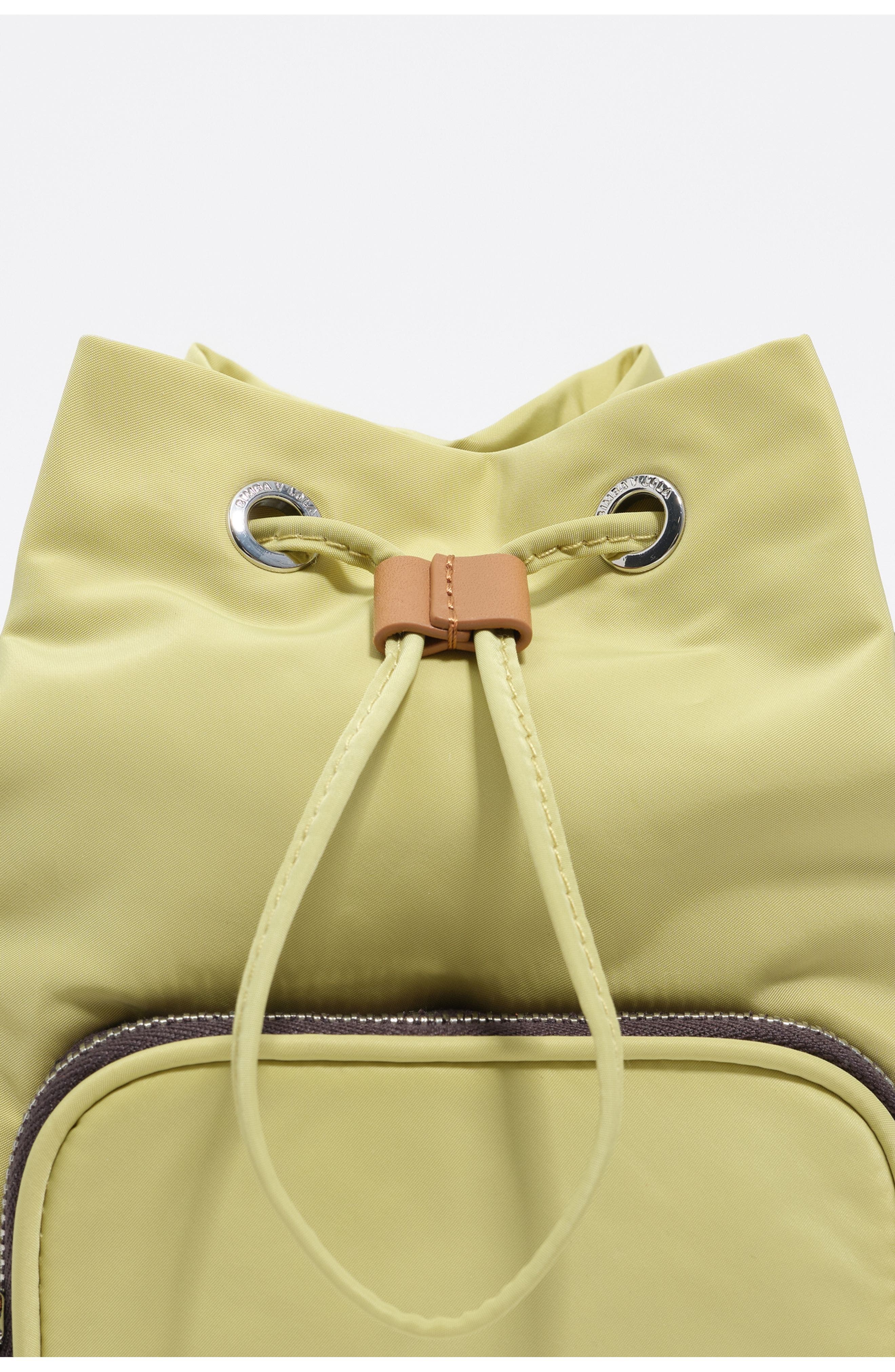 Bimba y Lola Nylon Mini Bag Adjustable Strap, Alternate, color, Pale Lime