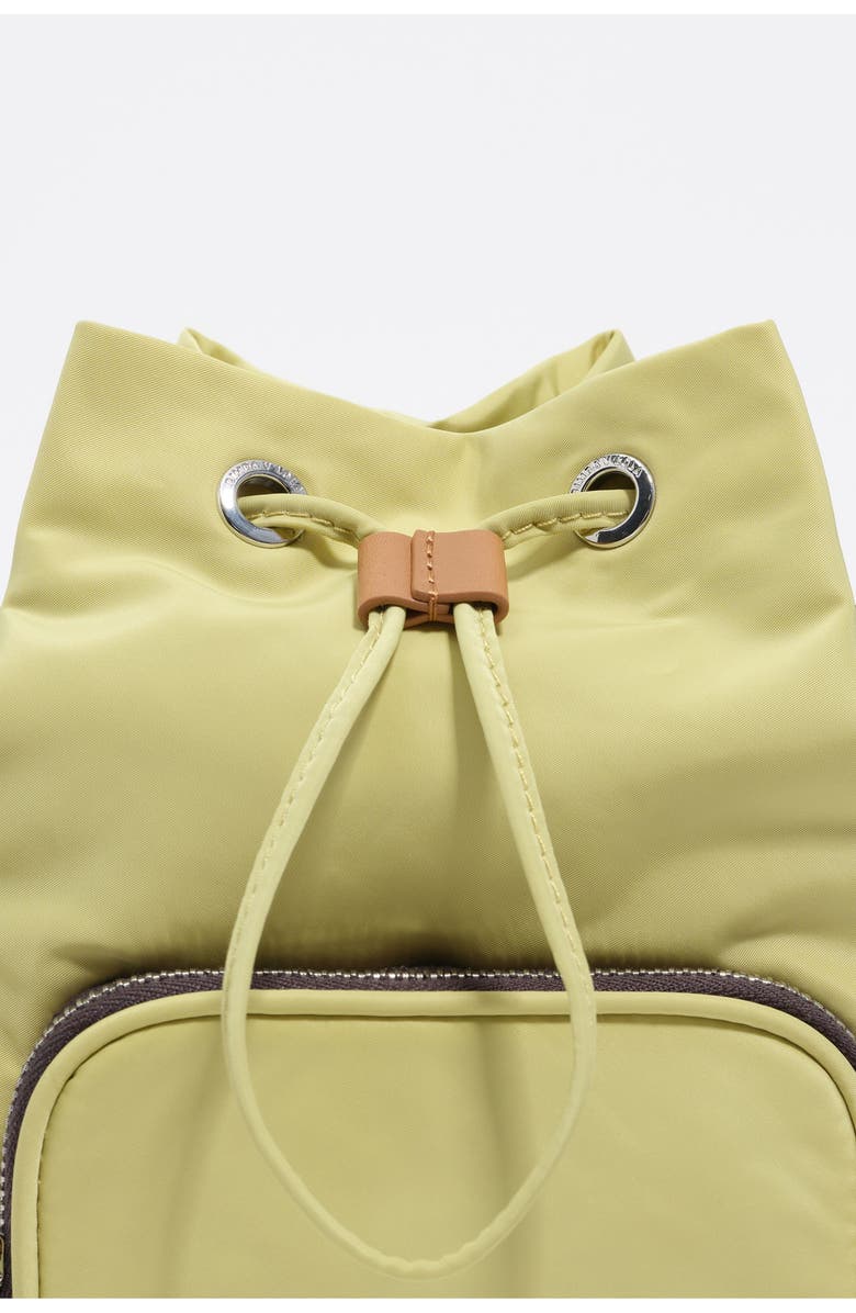 Bimba y Lola Nylon Mini Bag Adjustable Strap, Alternate, color, Pale Lime