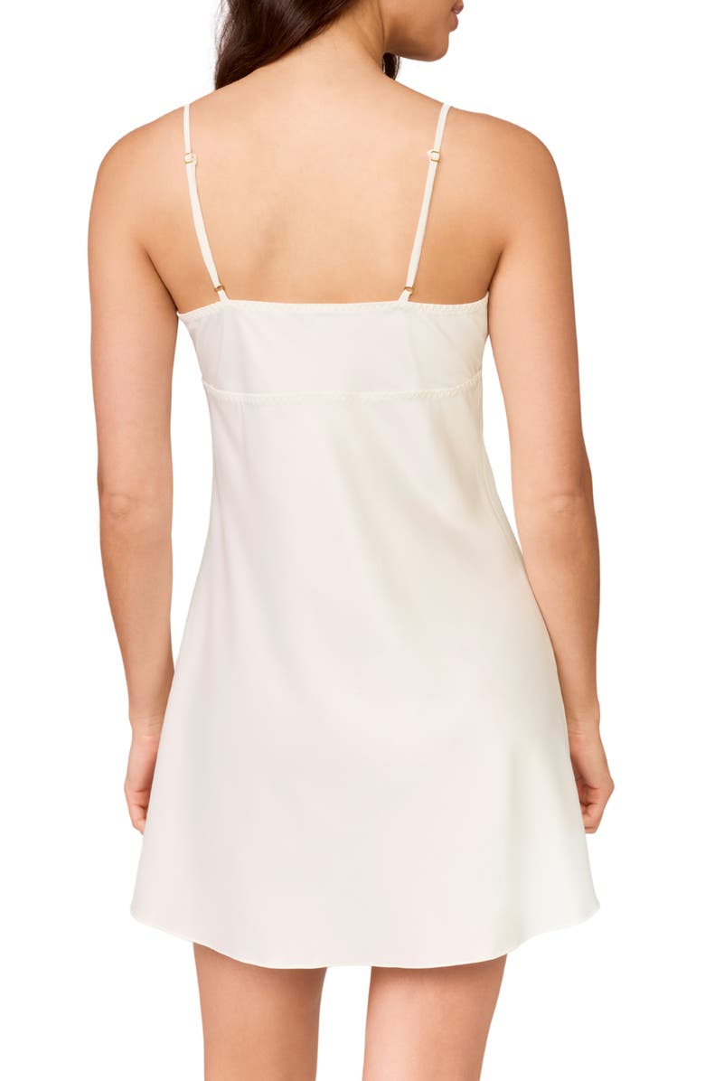 Rya Collection Calypso Charmeuse Chemise, Alternate, color, Ivory