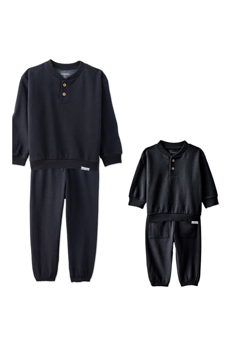 Kids' Jerry Henley Fleece Sweatsuit, Alternate, color, STONE