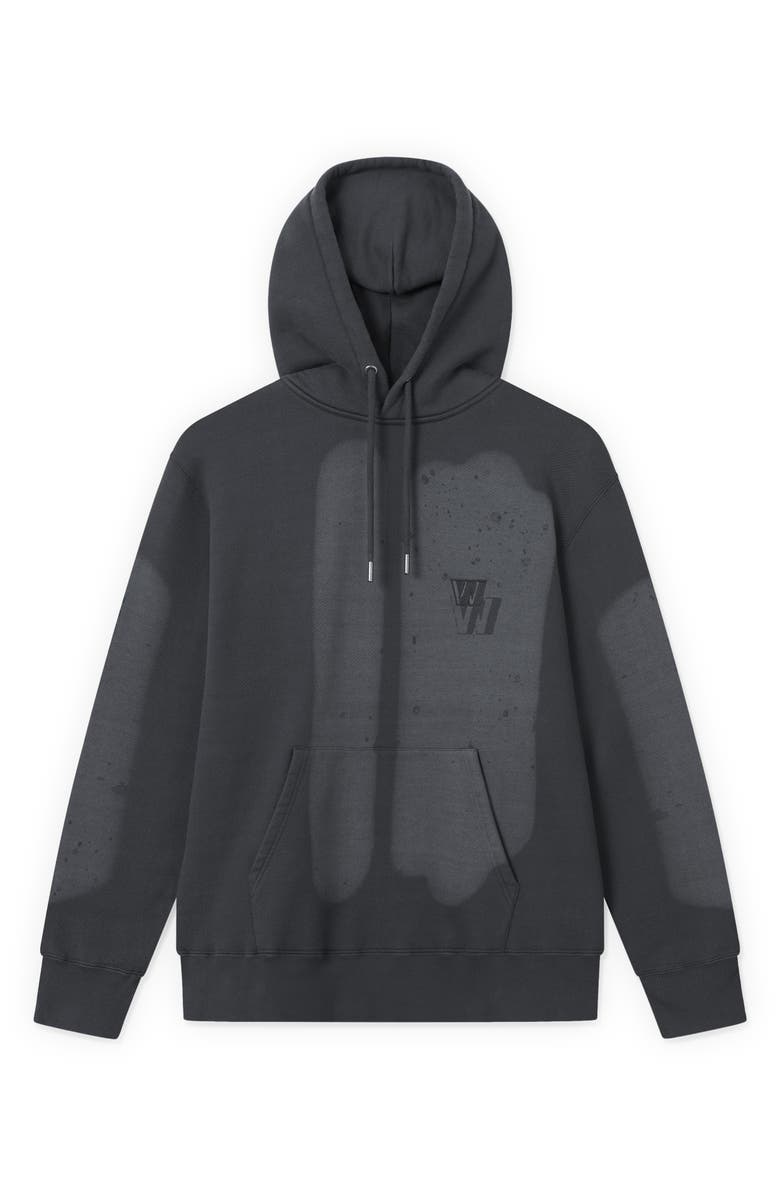 Wood Wood Zeus Sun Bleached Cotton Graphic Hoodie, Main, color,