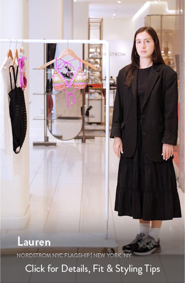 Moroccan Triangle Bikini Top, sales video thumbnail