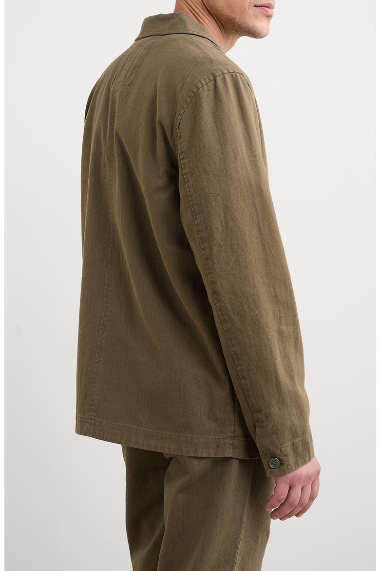 Tollgate Linen & Organic Cotton Blazer, Alternate, color, RIVERBED