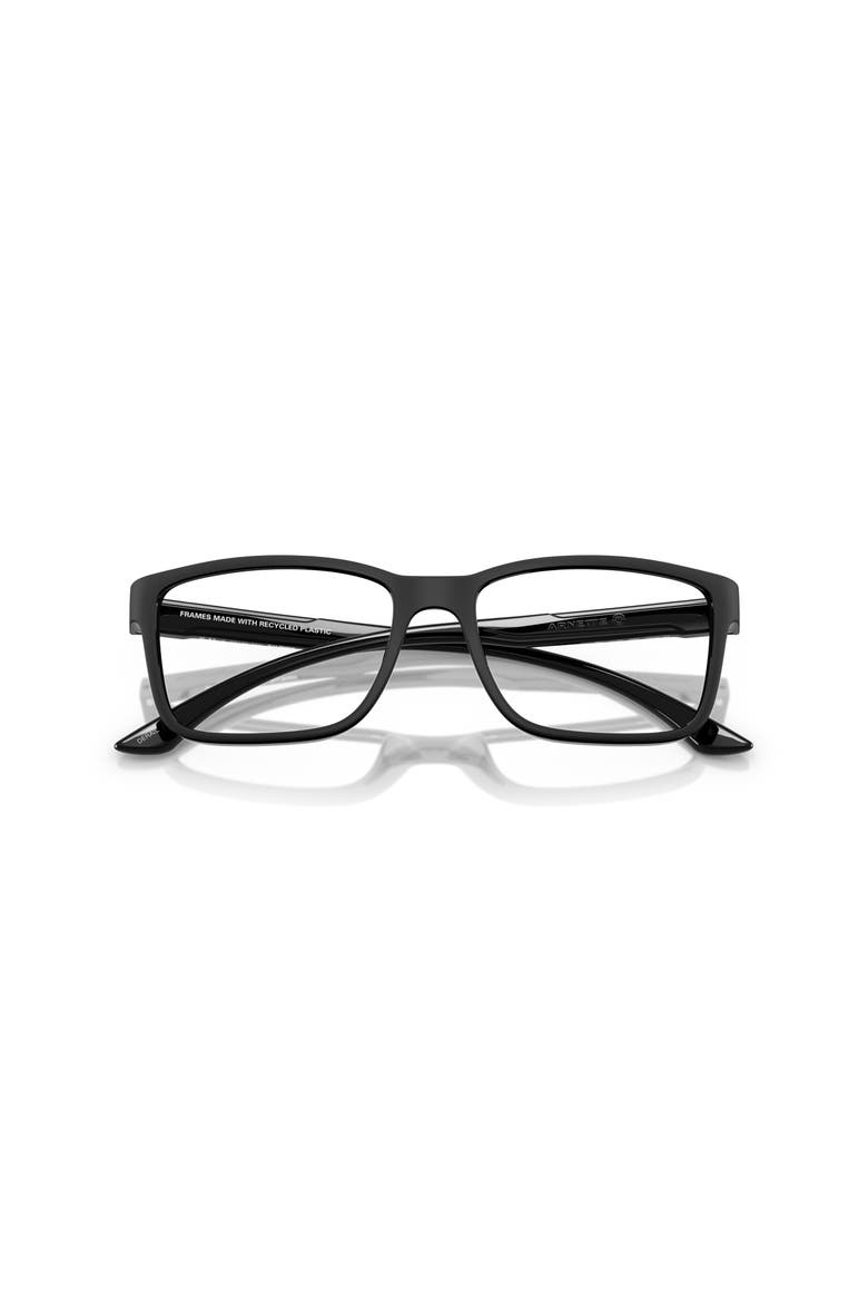 55mm Square optical glasses, Alternate, color, Black