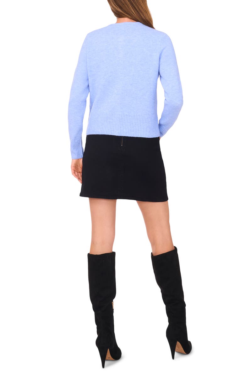 Vince Camuto Button-Up Cardigan, Alternate, color, Marine Blu