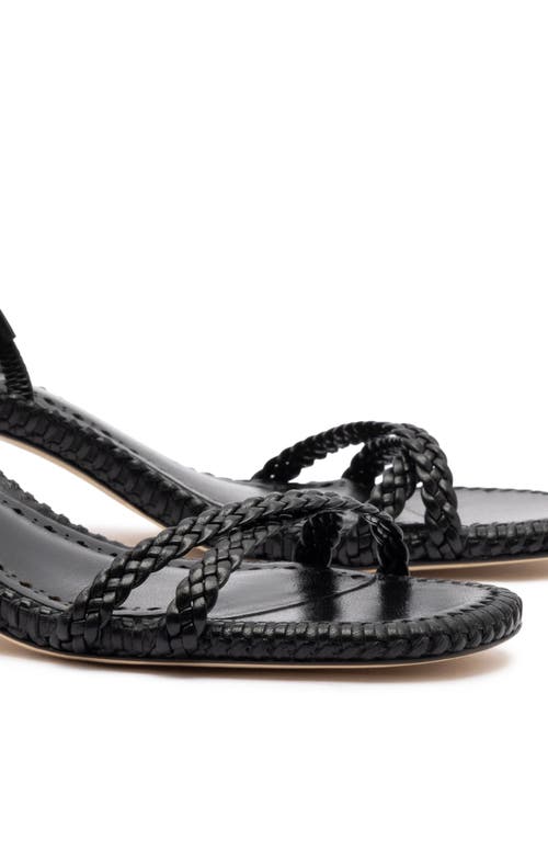 Shop Larroude Larroudé Mini Annie Sandal In Black