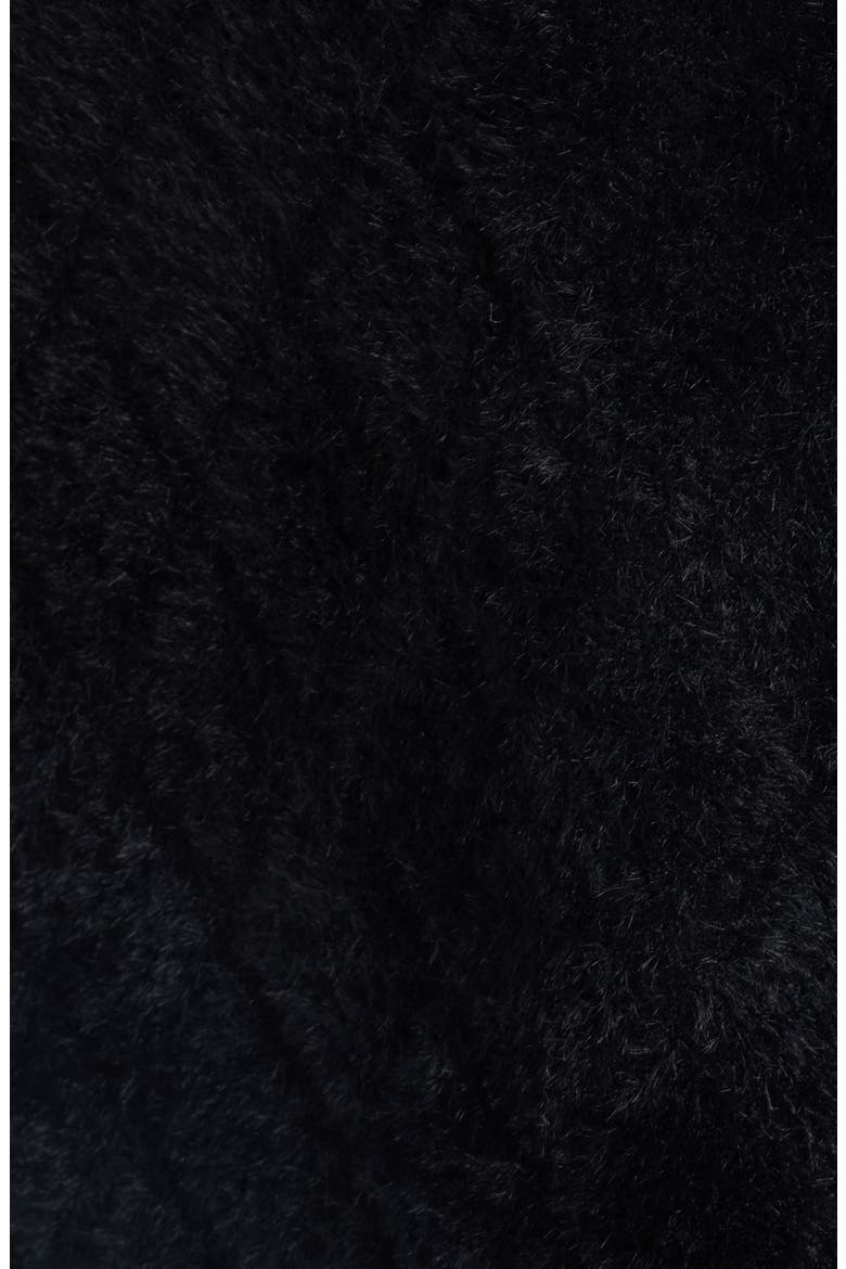 Quilted Eyelash Cardigan, Alternate, color, ANNE BLACK