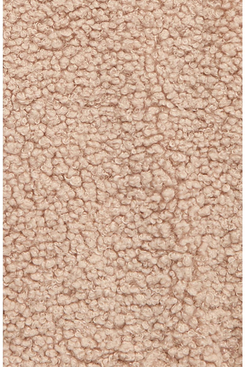 Teddy High Pile Fleece Bunting, Alternate, color, OATMEAL TEDDY