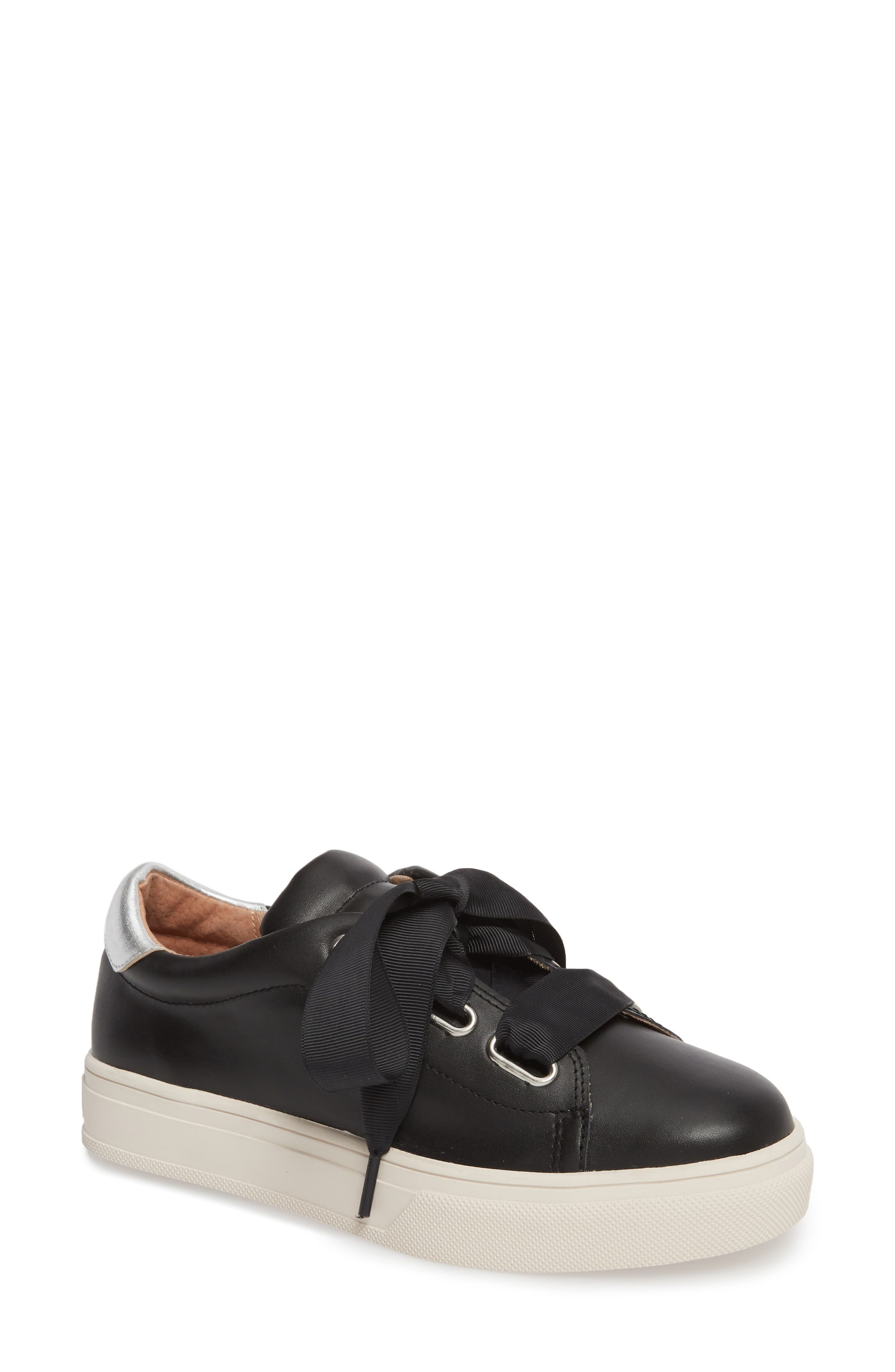Carter Sneaker, Main, color, BLACK LEATHER