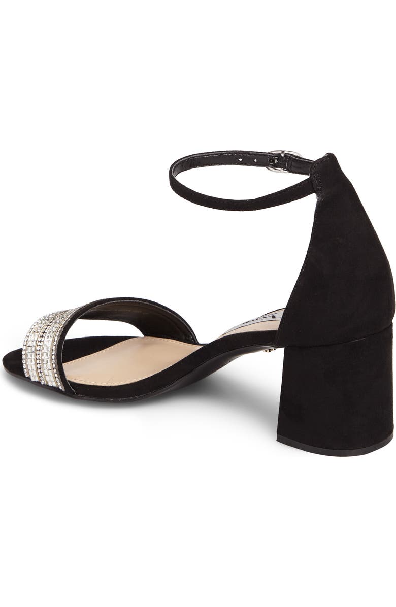 Nina Elenora Sandal, Alternate, color, Black Suede