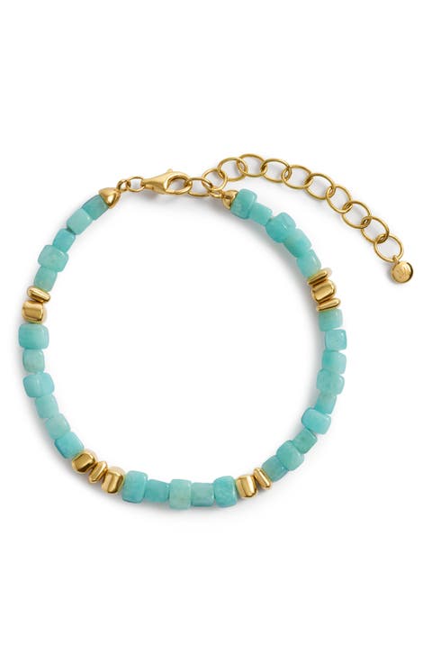 Amaia Amazonite Beaded Bracelet