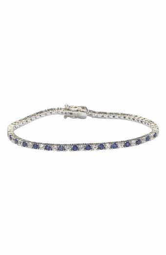 SUZY LEVIAN Blue Sapphire Tennis Bracelet