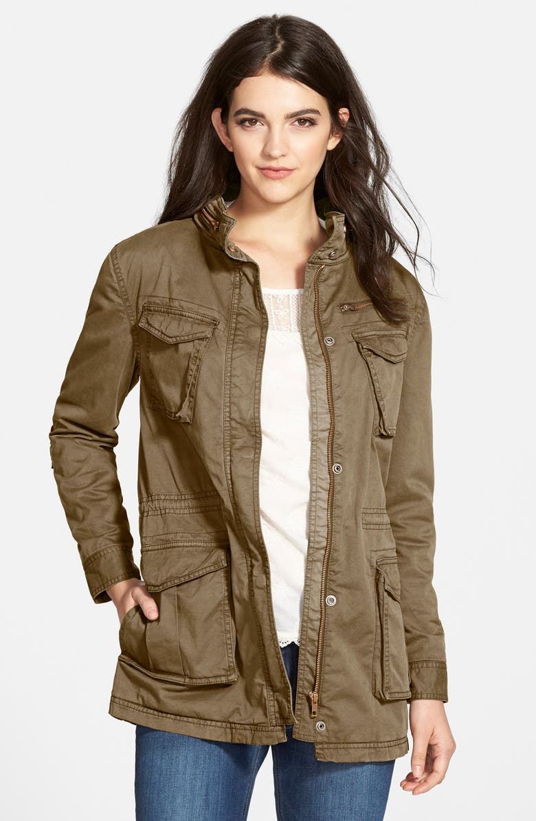Treasure & Bond Treasure&Bond Twill Boyfriend Utility Jacket, Main, color,