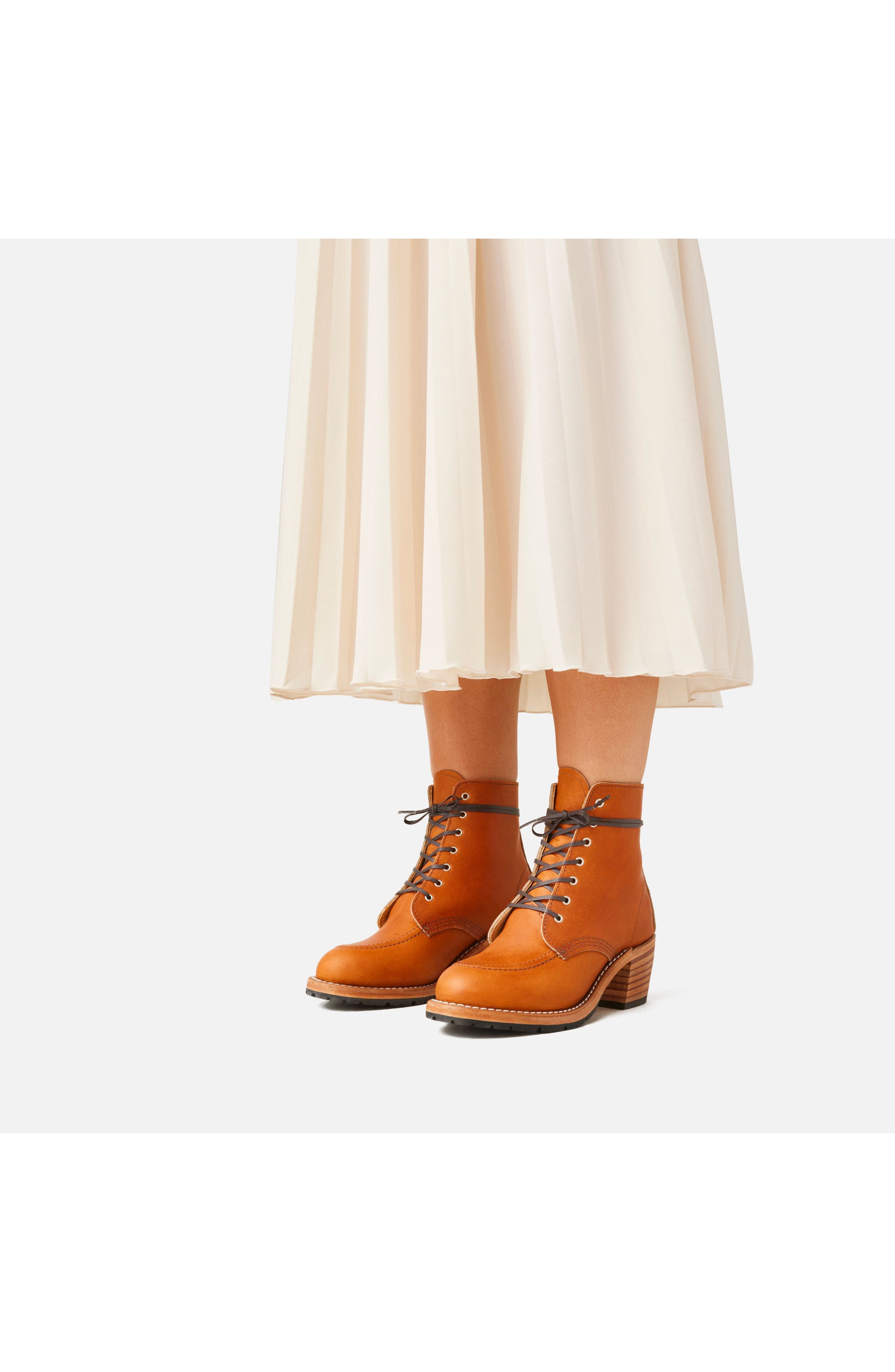 Red Wing Heritage Clara Legacy Leather Boot, Alternate, color, Oro Legacy