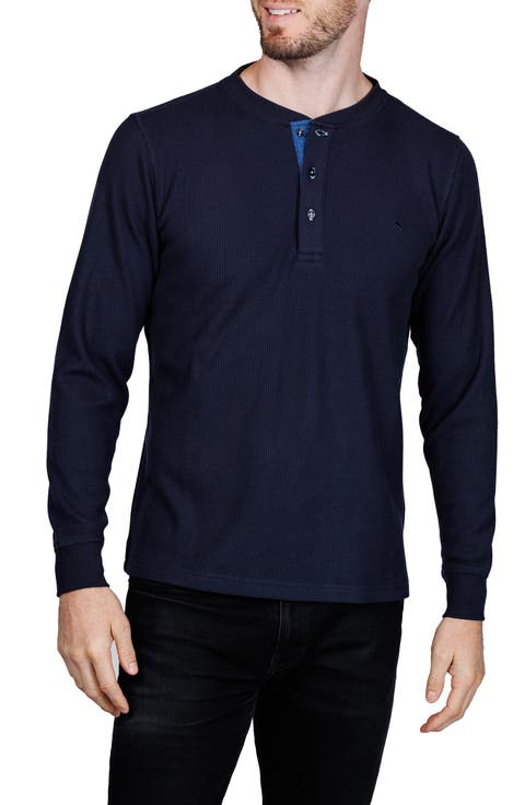 Cozy Waffle Knit Long Sleeve Henley