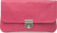 Longchamp Le Foulonne Leather Travel Clutch