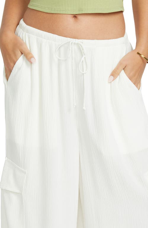 Shop Billabong Beach Babe Cargo Wide Leg Cover-up Pants