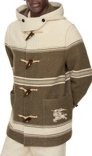 Burberry Short Wool Blend Harrogate Duffle Coat