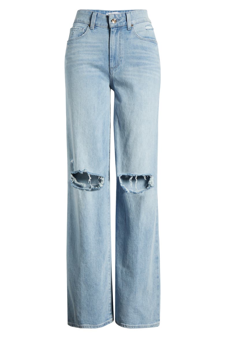 Sasha High Waist Wide Leg Jeans, Alternate, color, MAEVE DESTRUCTED