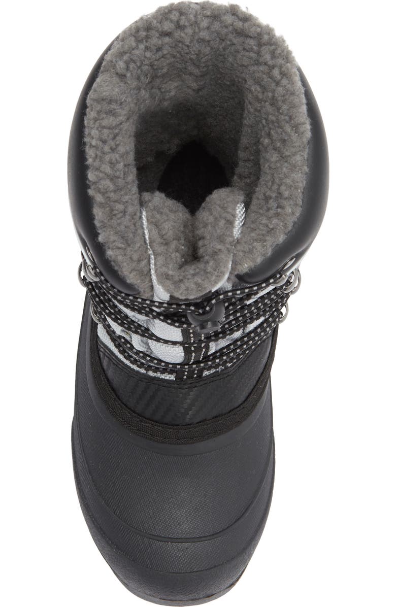 Kamik Kids' Luke 3 Fleece Lined Waterproof Snow Boot, Alternate, color, Light Gray