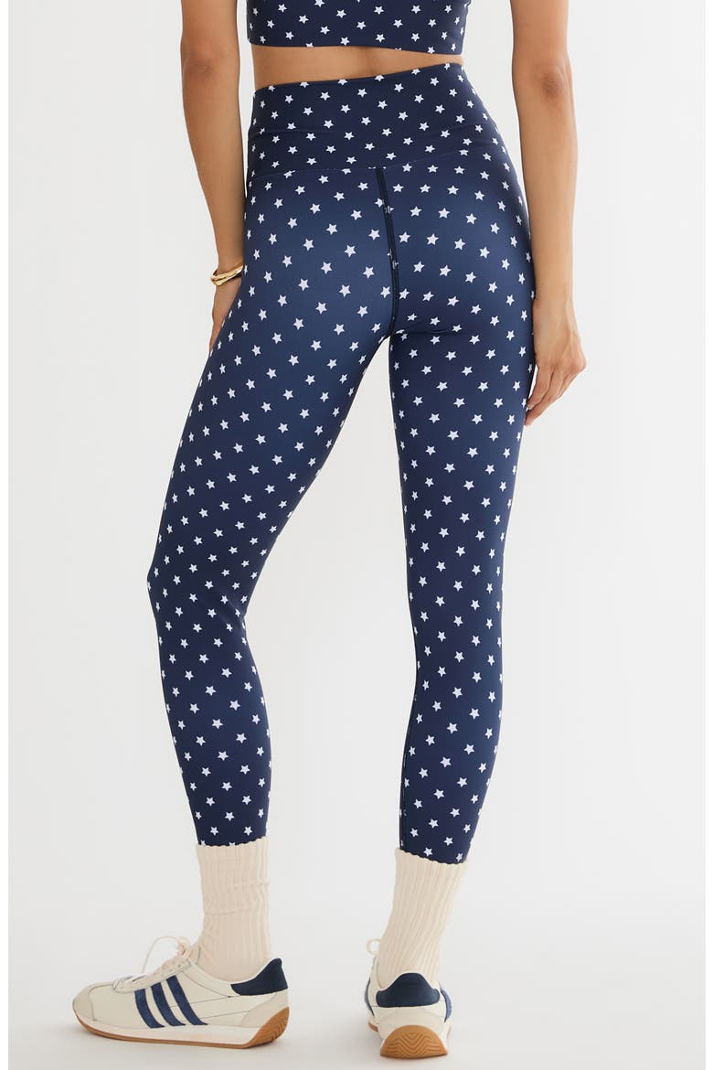 Piper Star Print High Waist Performance Leggings, Alternate, color, TWILIGHT STARS